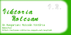 viktoria molcsan business card